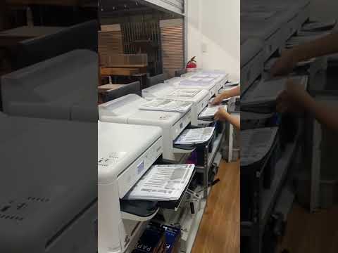 Flyers printing on epson WF-c5390 #epsonwfc5390 #epson #printing #printingmachines #printingservice