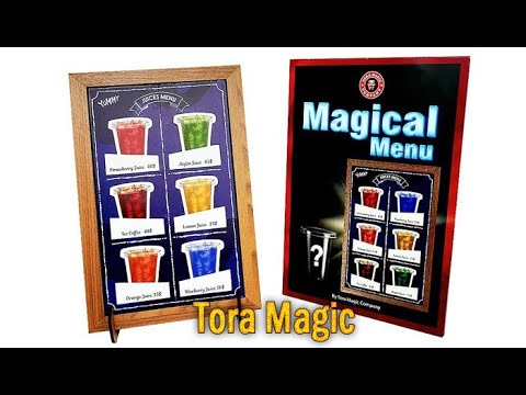 Voir la vidéo Magical Menu - Tora Magic
