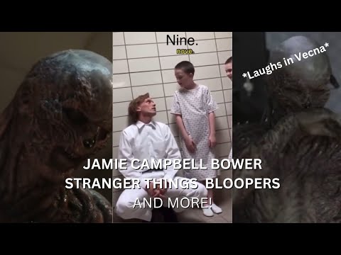 Jamie Campbell Bower: Stranger things bloopers and behind the scenes