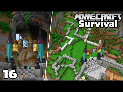 Let's Play Minecraft Survival : Planning my NEW Steampunk City!