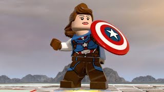 LEGO Marvel Super Heroes 2 - Captain America (Peggy Carter) - Open World Free Roam Gameplay HD