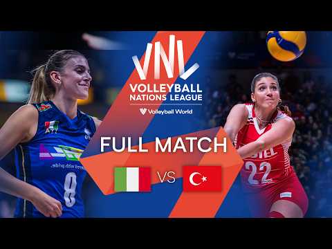 🇮🇹 ITA vs. 🇹🇷 TUR - Full Match | Semi Final | Women's VNL 2022