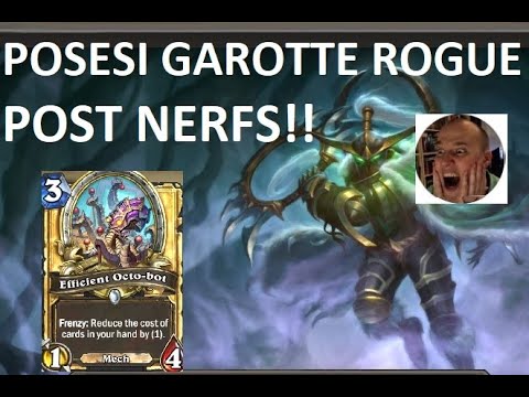 Playing Hearthstone WORLD CHAMPIONSHIP FINALS DECKS - Posesi GAROTE ROGUE!