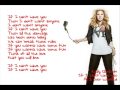 Kelly Clarkson - If I Can't Have You + Lyrics