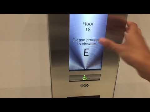 Otis Compass Plus Destination Dispatch Elevators at 250 Yonge Street, Toronto ON