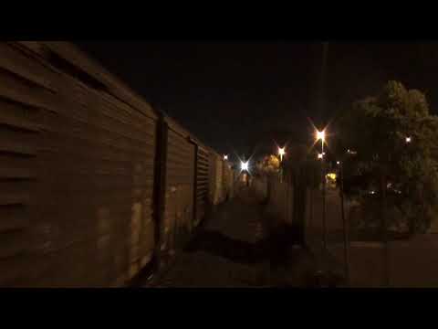 5PM5 freight train with NR32 NR58 loco passing North Shore