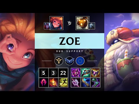 Zoe Support vs Bard - EUW Diamond Patch 25.05