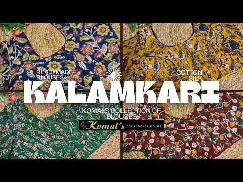 KALAMKARI | READYMADE BLOUSES | KOMALS COLLECTION