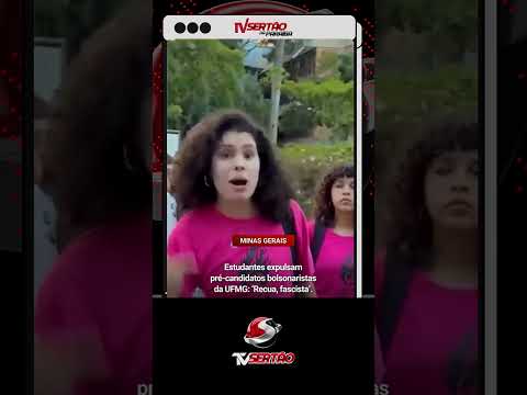 CONFUSÃO NA UFMG: Pré-candidatos Douglas Garcia e Marília Amaral são expulsos por estudantes 🚨🎓