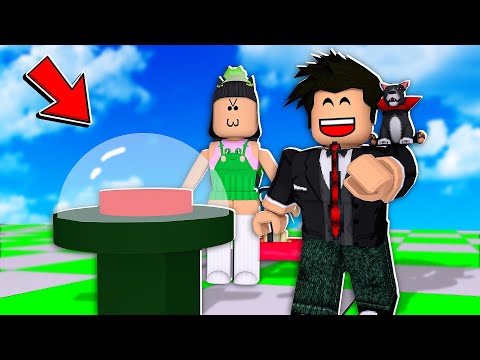GREEN GLASS BUTTON CHALLENGE | Roblox - Don't Step on the button