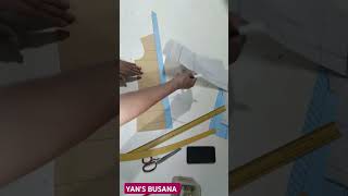 Download lagu tips cara membuat pola kebaya kutu baru #videofeedshorts #trikmenjahit #sewingtutorial #yansbusana / mp3