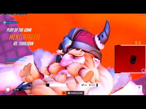 WHAT TOP 500 TORBJORN LOOKS LIKE IN OW 2 - GALE! POTG! [ OVERWATCH 2 SEASON 4 ]