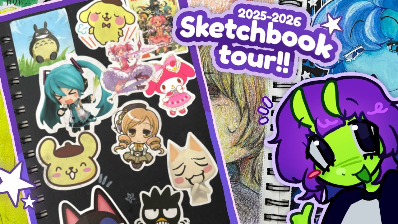 CHUNKY SKETCHBOOK TOUR!! (2025-2026) 