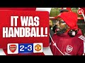 It Was Handball TY Upset With Ref Arsenal 2 3 Manchester United
