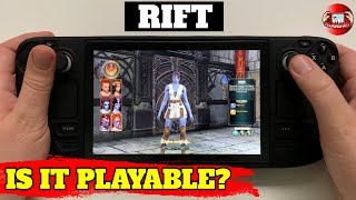 Rift: Planes of Telara on the Steam Deck - Is this MMORPG Playable?
