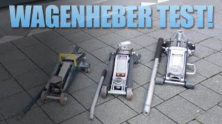 Wagenheber Test: Rodcraft RH135 vs ATU Low Profile Wagenheber vs Discounter Wagenheber