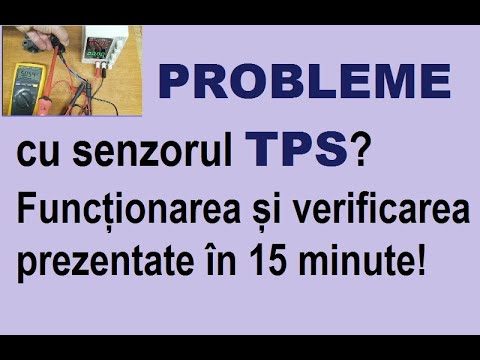 Totul despre senzorul TPS  în 15 min! Funcționare și verificare
