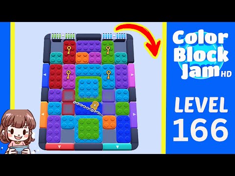 Color Block Jam Level 166 Solution Walkthrough