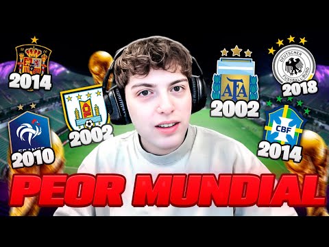 DAVOO XENEIZE REACCIONA AL PEOR MUNDIAL DE CADA CAMPEON (1930-2022) - ARGENTINA, BRASIL, ESPAÑA...
