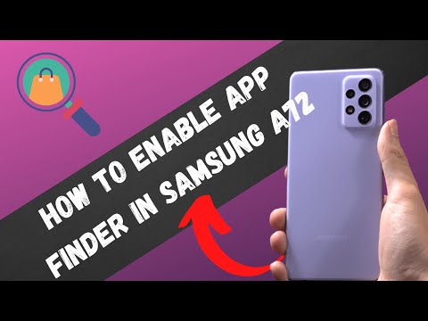 Samsung A72/ Any Samsung Mobile - Enable / Disable App Finder