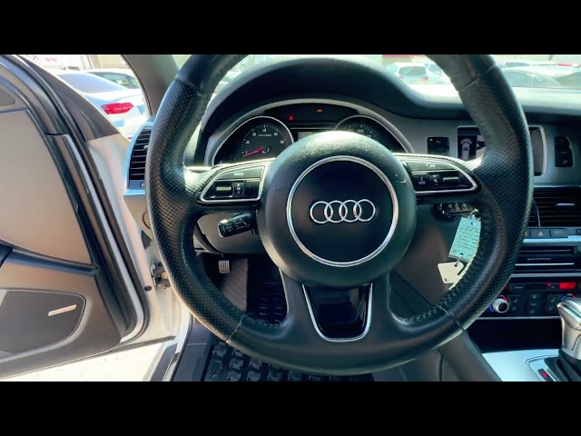 2013 AUDI Q7 SUV V6, SUPERCHARGED, 3.0 LITER 3.0T S LINE PRESTIGE SPORT UTILITY 4D