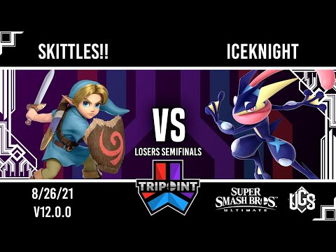 Tripoint Smash 110 - Losers Semifinals - SKITTLES!!(Young Link) Vs. IceKnight(Greninja)