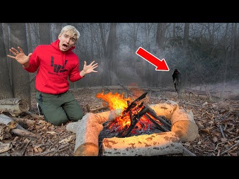 SURVIVING THE ABANDONED FOREST!! (HAUNTED)