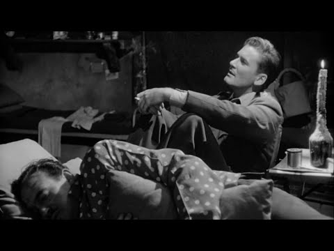 Errol Flynn & David Niven "The Dawn Patrol" Scene