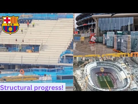 Camp Nou Race Against Time: 1 Week Left as Final Works Continue Under Rain | January Update