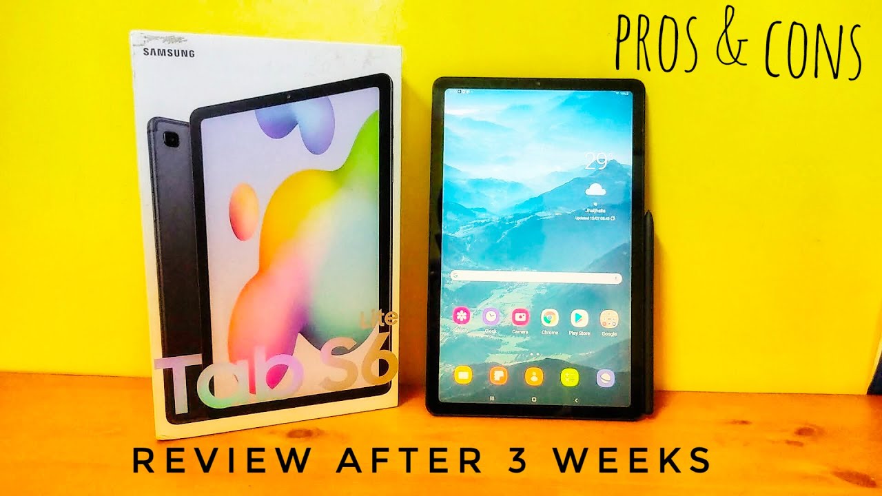 SAMSUNG GALAXY TAB S6 Lite REVIEW after 3 WEEKS including PROS & CONS