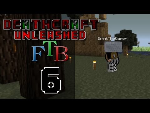 DeathCraft FTB Unleashed SMP - Ep 6 - Quarry Time & A New Face!