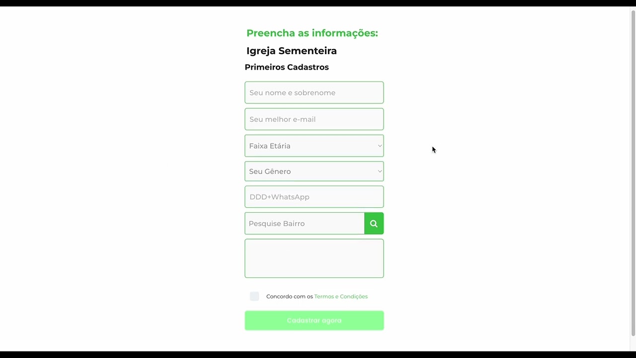 4 Como cadastrar líderes no Sementeira Digital