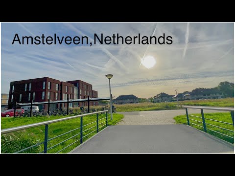 Amstelveen Holanda Walking Tour vídeo 4K | Westwijk Tour