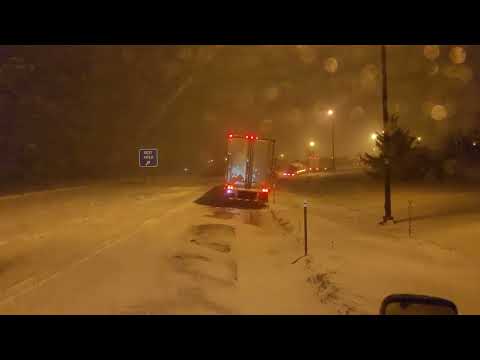 Pontiac IL 02-02-22. Had to shut down at a rest area. Right in the heart of major winter storm.