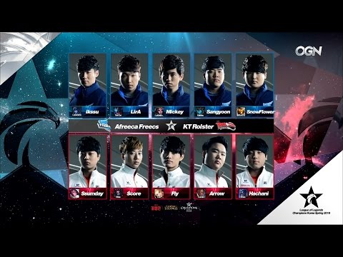 AFS vs KT Game 1 Highlights – Afreeca Freecs vs KT ROLSTER – LCK SPRING SPLIT 2016