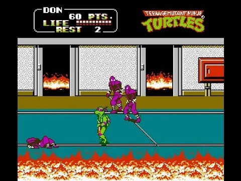 NES Longplay - Teenage Mutant Ninja Turtles II The Arcade Game (a)