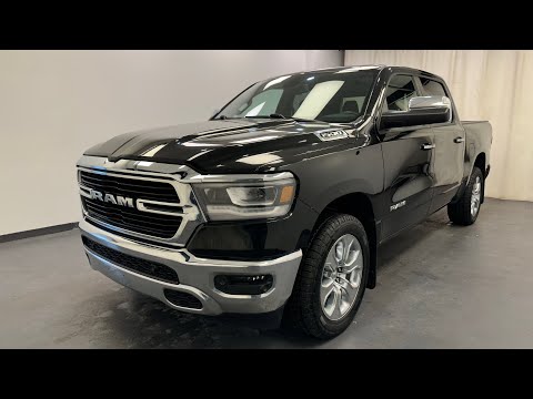 2019 Ram 1500 Big Horn 4x4 Crew Cab 5'7" Box in Black for sale at Davis GMC Buick Lethbridge in Lethbridge, AB