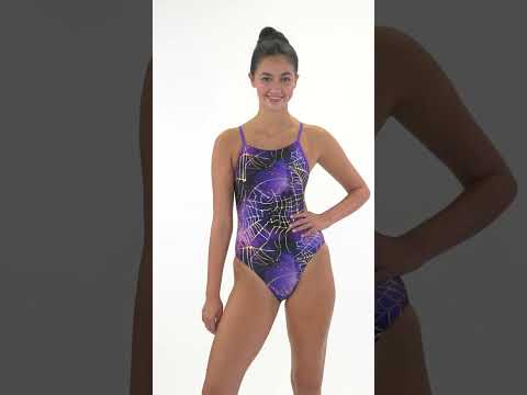 Sporti Cosmic Web Micro Back One Piece Swimsuit (26-40) | SwimOutlet.com