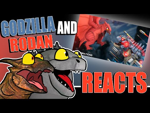 Godzilla Reacts| Baby Godzilla vs. Kong: Rodan vs. Mecha Godzilla – Animation 4