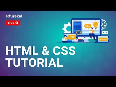 HTML CSS Tutorial for Beginners | Learn HTML CSS | Full Stack Training | Edureka