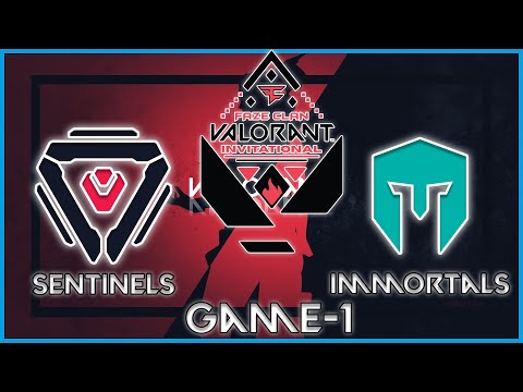 Sentinels Vs Immortals Lower Bracket Finals Game-1 Highlights | Faze Clan Valorant invitational