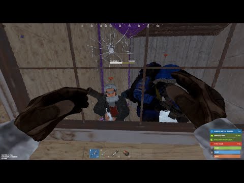 Insane 1V4 Online Raid Defence | Solo Rust