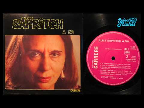 Alice SAPRITCH - à nu - ALBUM 1975