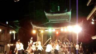 preview picture of video '[2008-10-04] Dong nationality people performance at Zhaoxing 7'