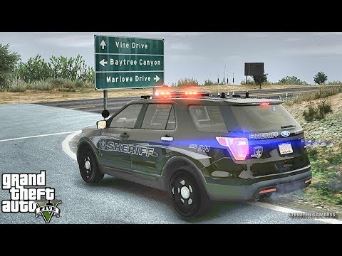 GTA 5 MODS LSPDFR 788 - SHERIFF PATROL !!! (GTA 5 REAL LIFE PC MOD)