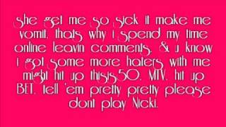 Still I Rise - Nicki Minaj ( lyrics ON-SCREEN ] *