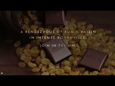 Cadbury Bournville #TrulyIntense - Rum & Raisin
