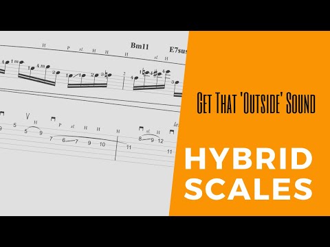1. Exploring Chromaticism With Hybrid Scales/The Secret To 'Outside' Playing/Jazz Fusion Guitar