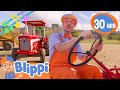 Blippi S Tractor Song Vehicles For Kids 30 Mins Of Blippi Songs Music Videos Healthy Habits