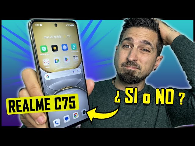 Vídeo relacionado con realme C75 5G Smartphone 8+256 GB, IP69, Batería 5828 mAh, Chipset Dimensity 6300 5G, Cámara Ultra Nítida 50MP, Pantalla Eye Comfort 120Hz, Negro